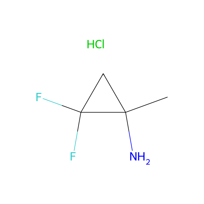 2,2-difluoro-1-methyl-cyclopropanamine;hydrochloride