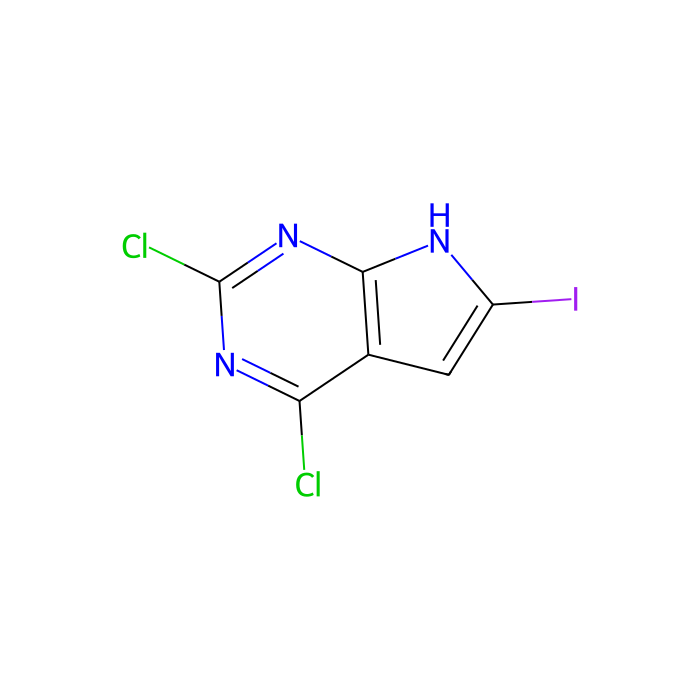 2,4-dichloro-6-iodo-7H-pyrrolo[2,3-d]pyrimidine