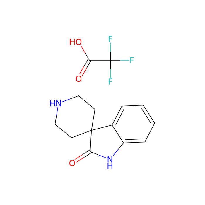 1,2-dihydrospiro[indole-3,4'-piperidine]-2-one; trifluoroacetic acid