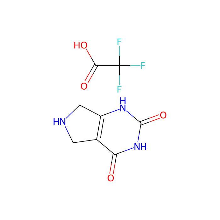 6,7-dihydro-5H-pyrrolo[3,4-d]pyrimidine-2,4-diol;2,2,2-trifluoroacetic acid