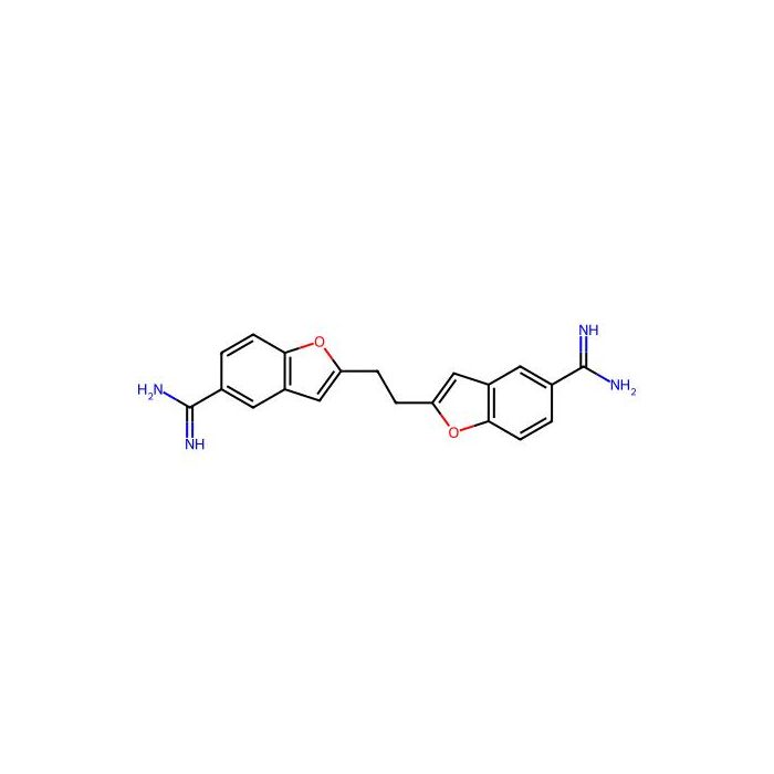 1,2-Di(5-amidino-2-benzofuranyl)ethane