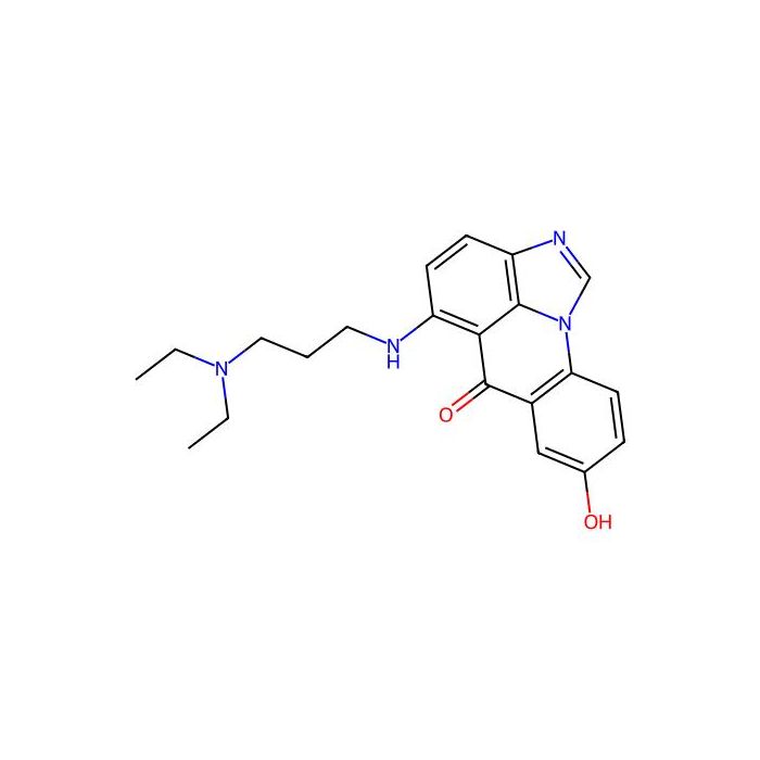 5-((3-Diethylamino)propyl)amino-8-hydroxy-6H-imidazo(4,5,1-de)acridin-6-one