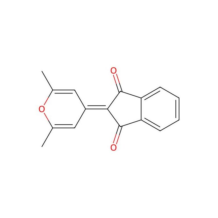 2-(2,6-Dimethylpyran-4-ylidene)indene-1,3-dione