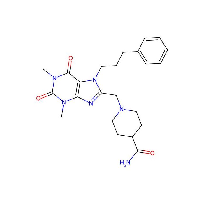 1-{[1,3-dimethyl-2,6-dioxo-7-(3-phenylpropyl)-2,3,6,7-tetrahydro-1H-purin-8-yl]methyl}piperidine-4-carboxamide