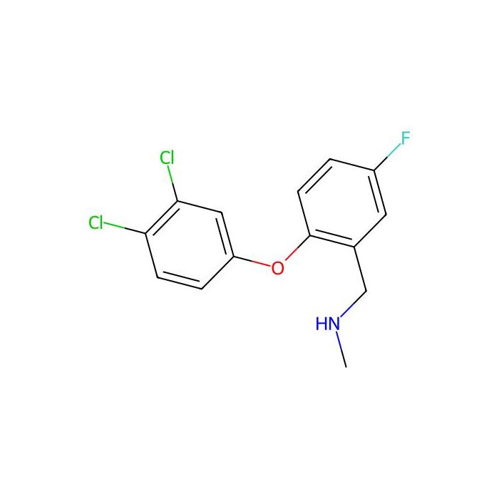 1-(2-(3,4-dichlorophenoxy)-5-fluorophenyl)-N-methylmethanamine