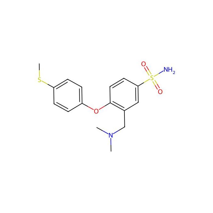 3-Dimethylaminomethyl-4-(4-methylsulfanyl-phenoxy)-benzenesulfonamide