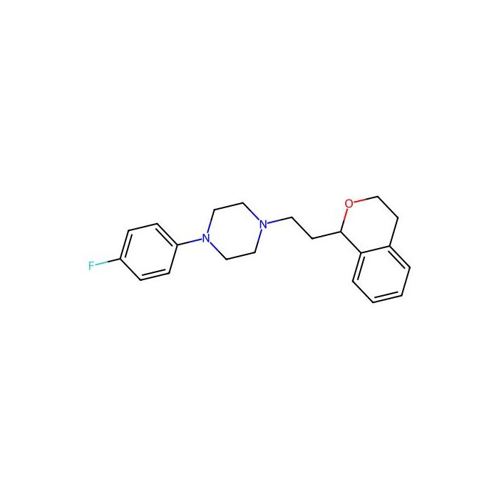 1-[2-(3,4-dihydro-1H-2-benzopyran-1-yl)ethyl]-4-(4-fluorophenyl)piperazine