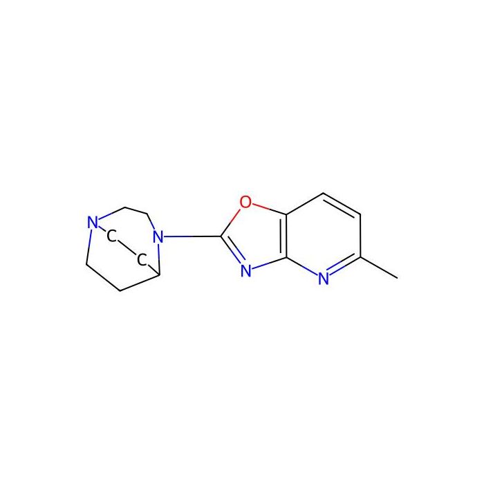 1,4-Diazabicyclo(3.2.2)nonane, 4-(5-methyloxazolo(4,5-b)pyridin-2-yl)-