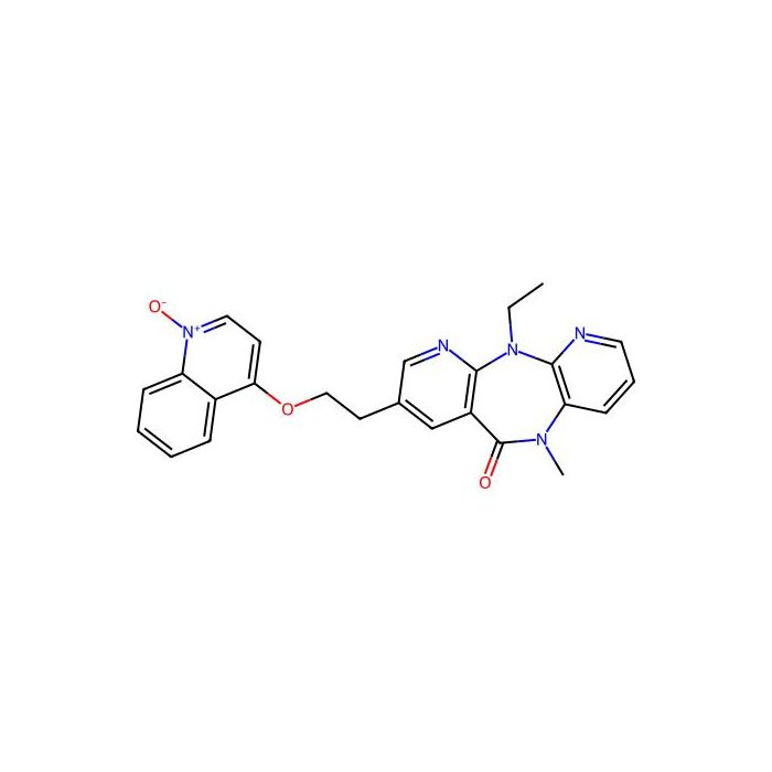 6H-Dipyrido[3,2-b:2',3'-e][1,4]diazepin-6-one, 11-ethyl-5,11-dihydro-5-methyl-8-[2-[(1-oxido-4-quinolinyl)oxy]ethyl]-, 人体免疫缺陷病毒 1 型逆转录酶抑制剂