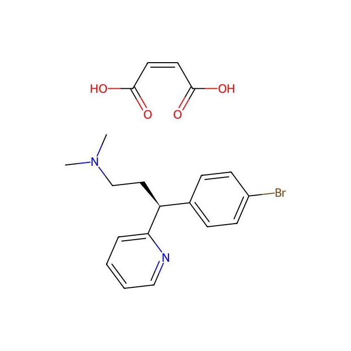 Dexbrompheniramine maleate, 组胺 H1 受体拮抗剂