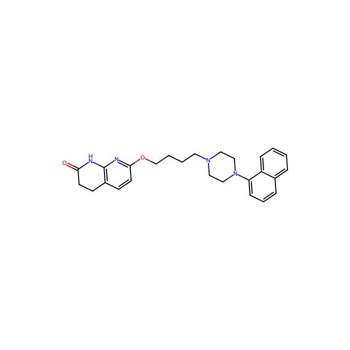 3,4-Dihydro-7-(4-(4-(1-naphthyl)piperazino)butoxy)-1,8-naphthyridine-2(1H)-one, 多巴胺 D2 受体部分激动剂
