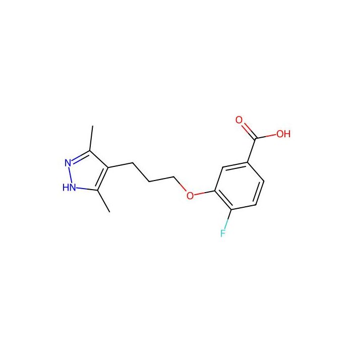 3-[3-(3,5-Dimethyl-1h-Pyrazol-4-Yl)propoxy]-4-Fluorobenzoic Acid, 转甲状腺素稳定剂
