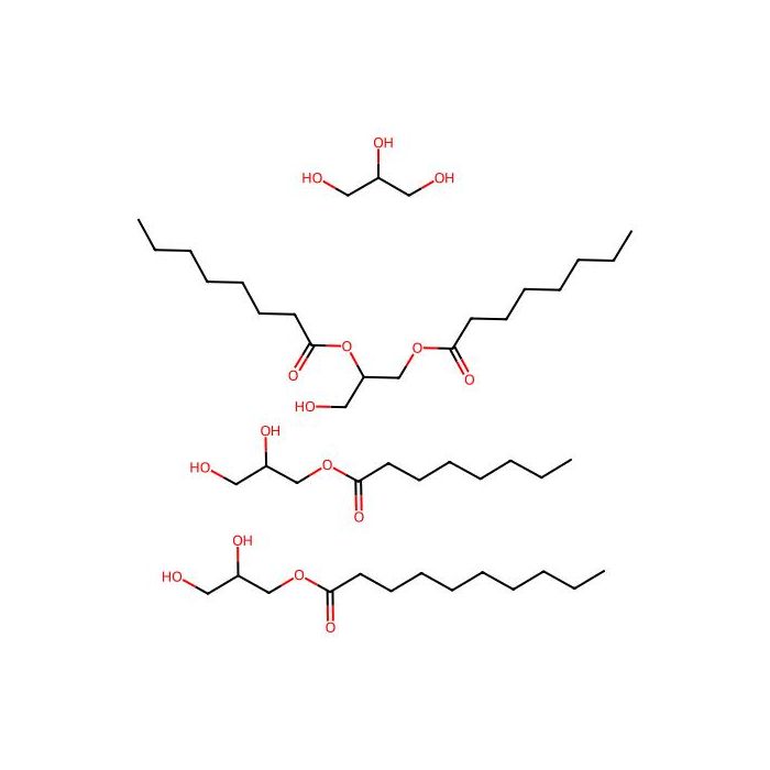 2,3-Dihydroxypropyl decanoate;2,3-dihydroxypropyl octanoate;(3-hydroxy-2-octanoyloxypropyl) octanoate;propane-1,2,3-triol