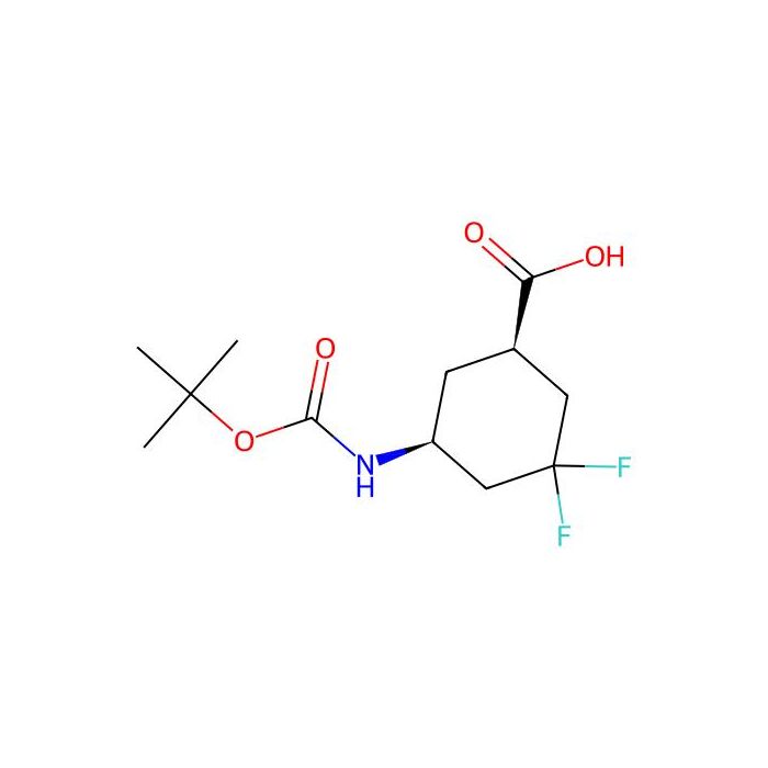 (1R,5S)-5-(tert-butoxycarbonylamino)-3,3-difluoro-cyclohexanecarboxylic acid