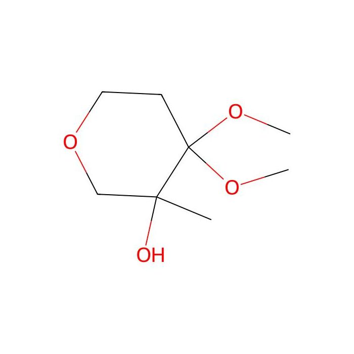 4,4-dimethoxy-3-methyloxan-3-ol