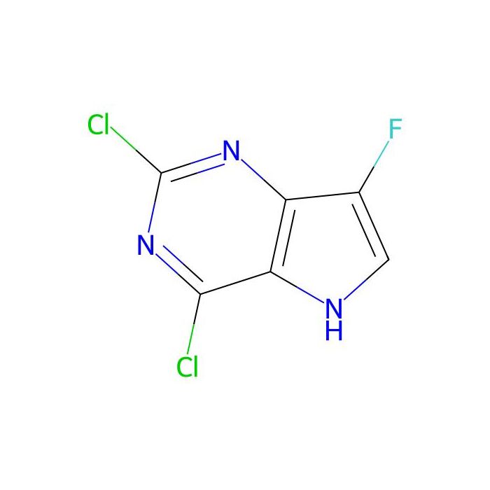2,4-dichloro-7-fluoro-5H-pyrrolo[3,2-d]pyrimidine