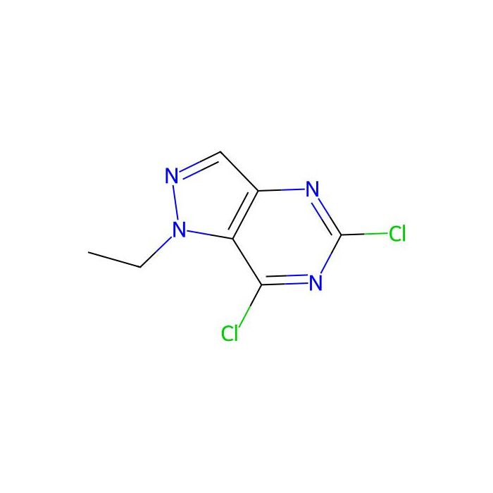 5,7-dichloro-1-ethyl-1H-pyrazolo[4,3-d]pyrimidine