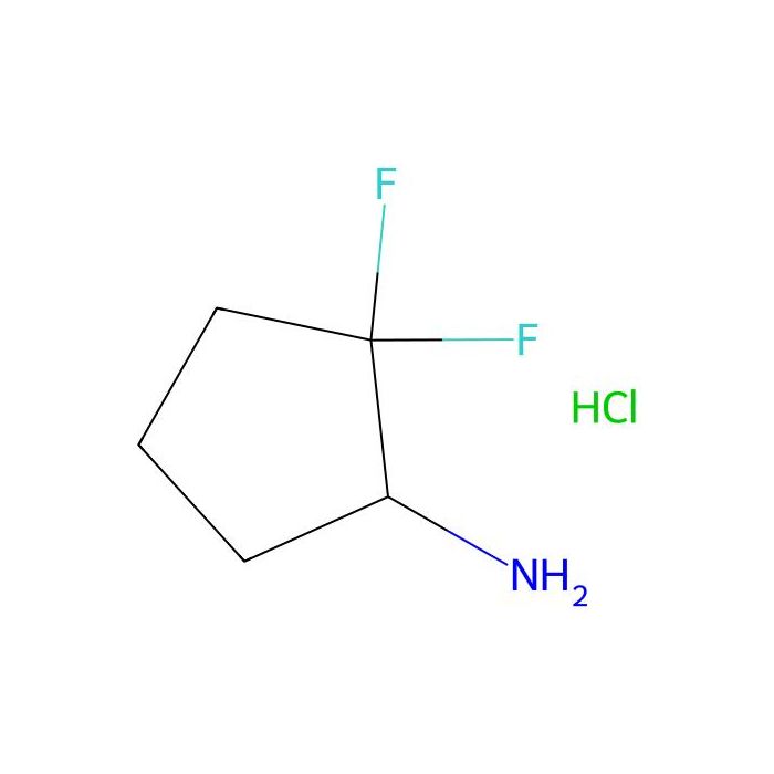 2,2-difluorocyclopentan-1-amine hydrochloride