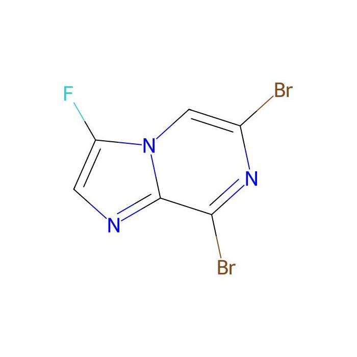 6,8-dibromo-3-fluoro-imidazo[1,2-a]pyrazine