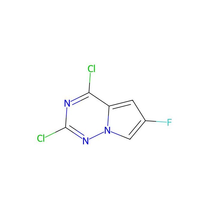 2,4-dichloro-6-fluoropyrrolo[2,1-f][1,2,4]triazine