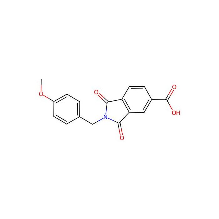 2-(4-甲氧基苄基)-1,3-二氧代异吲哚啉-5-羧酸 