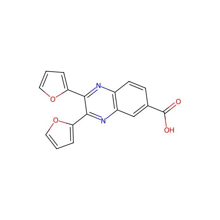 2，3-二(呋喃-2-基)喹喔啉-6-羧酸