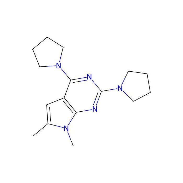 6，7-二甲基-2，4-二-1-吡咯烷基-7H-吡咯并(2，3-d)嘧啶