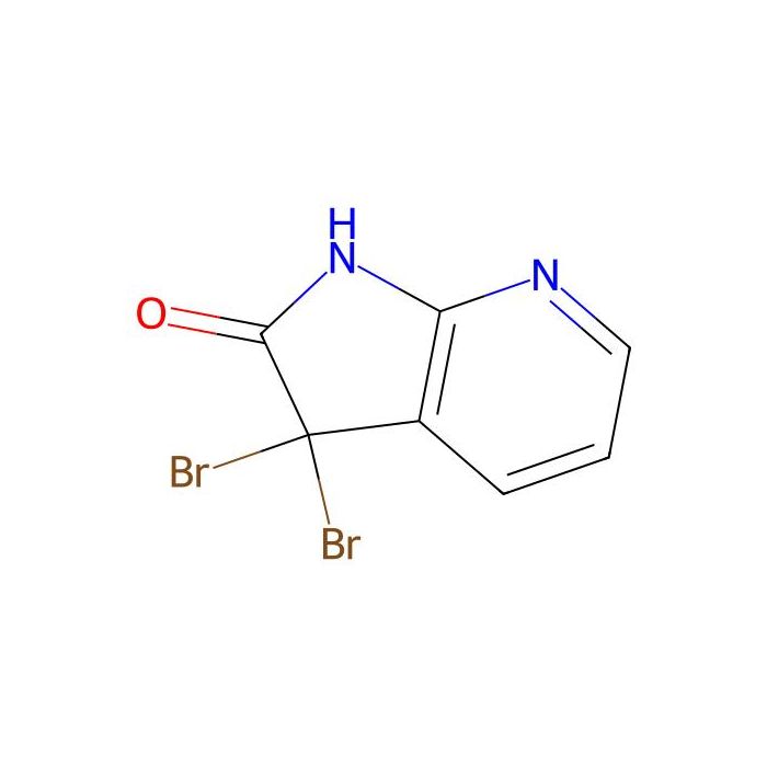 3,3-二溴-1,3-二氢-2H-吡咯并[2,3-b]吡啶-2-酮