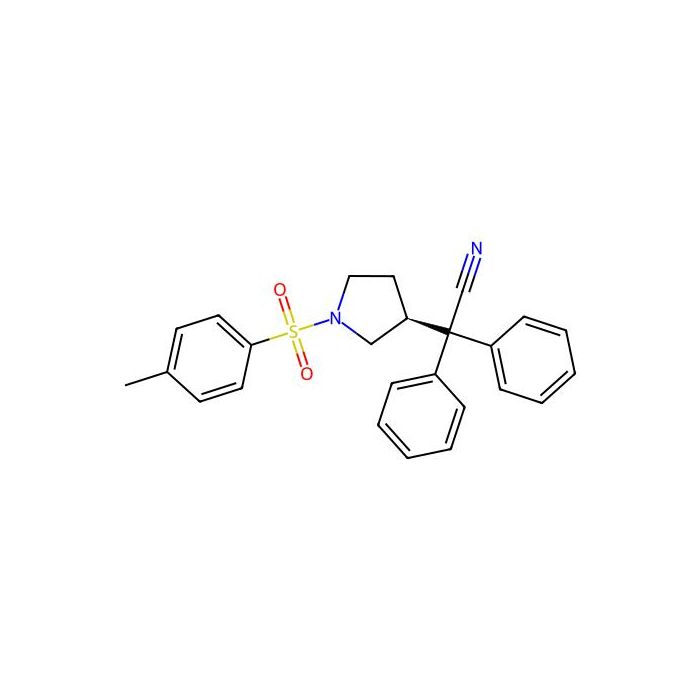 (S)-1-对甲苯磺酰基-3-(1-氰基-1，1-二苯甲基)吡咯烷