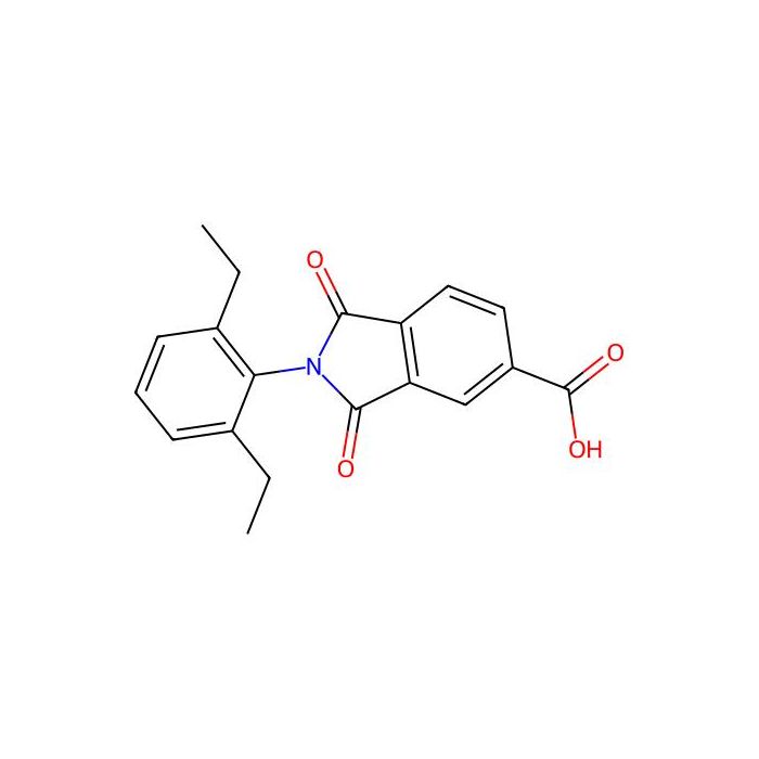 2-(2，6-二乙基苯基)-1，3-二氧异喹啉-5-羧酸
