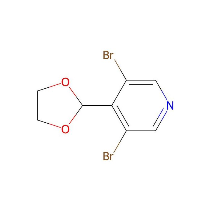 3,5-Dibromo-4-(1,3-dioxolan-2-yl)pyridine