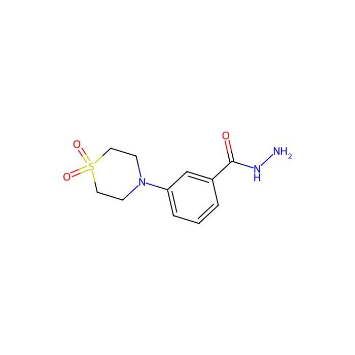 3-(1,1-Dioxo-1lambda~6~,4-thiazinan-4-yl)benzenecarbohydrazide