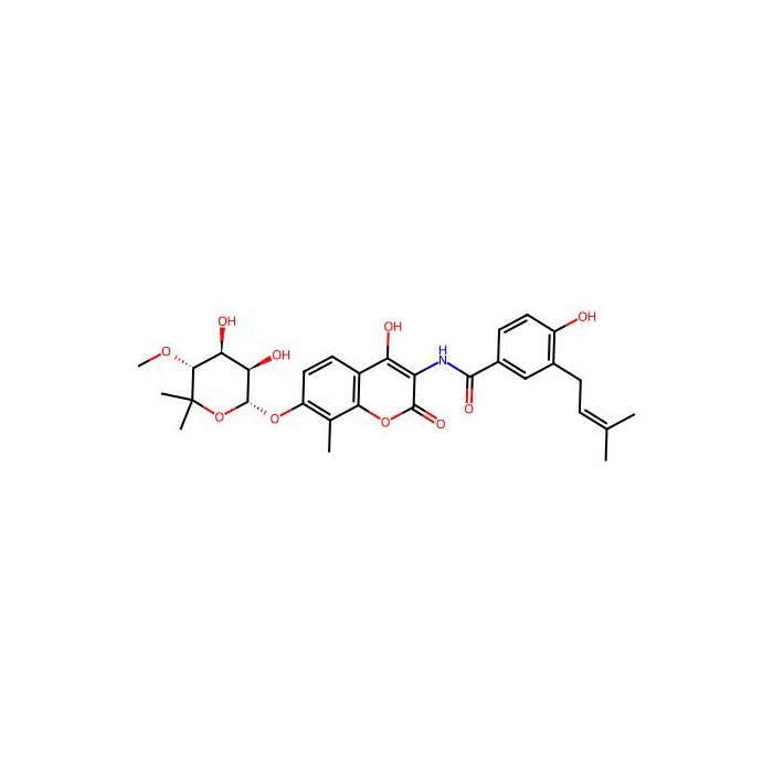 Descarbamoylnovobiocin