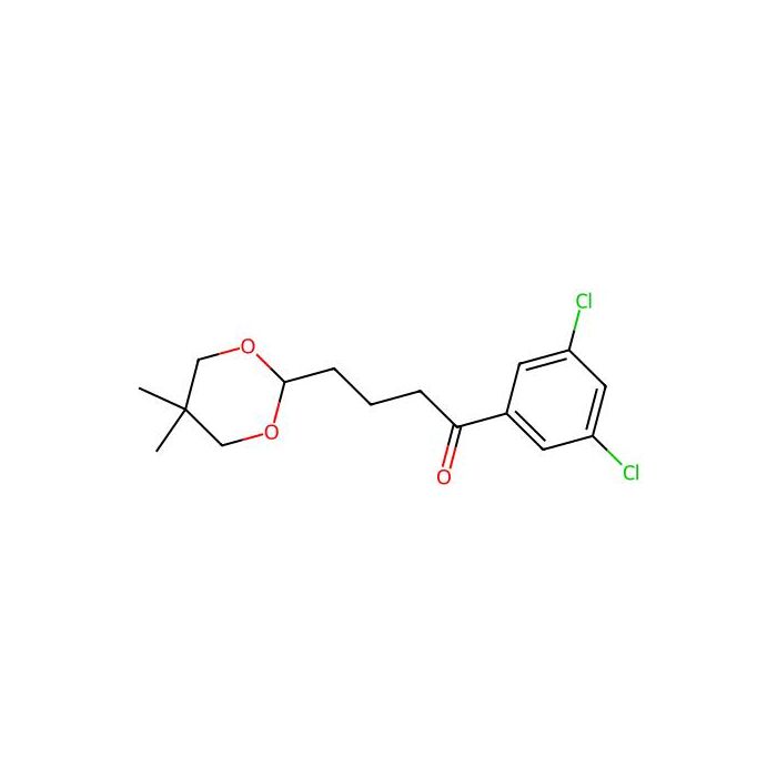3',5'-Dichloro-4-(5,5-dimethyl-1,3-dioxan-2-YL)butyrophenone