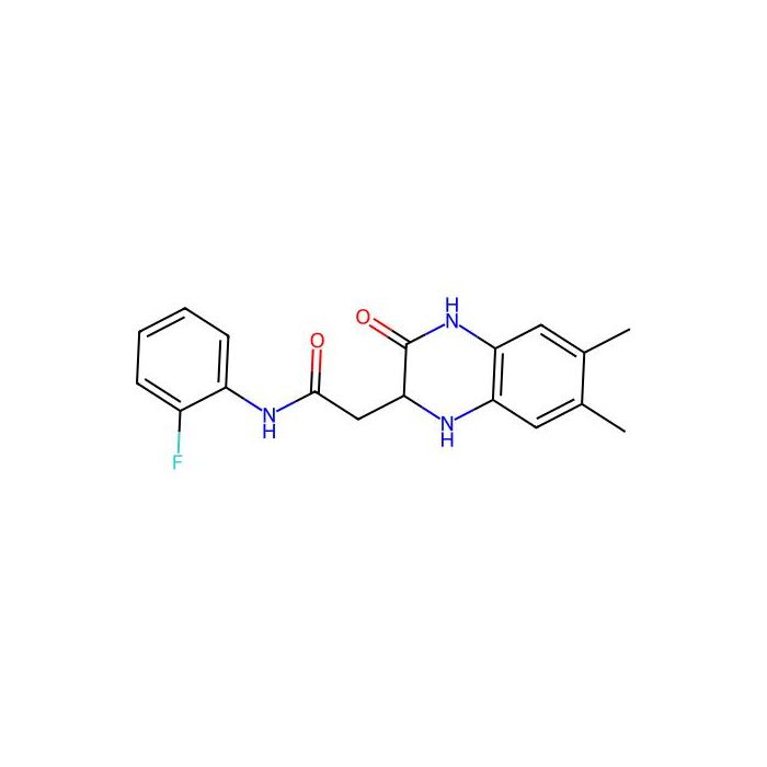 2-(6,7-dimethyl-3-oxo-1,2,3,4-tetrahydroquinoxalin-2-yl)-N-(2-fluorophenyl)acetamide