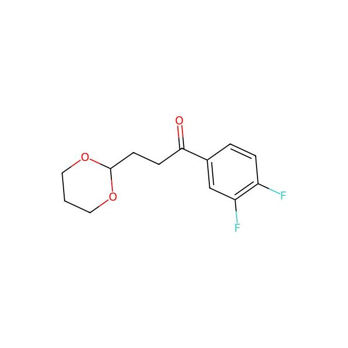 3',4'-Difluoro-3-(1,3-dioxan-2-YL)propiophenone