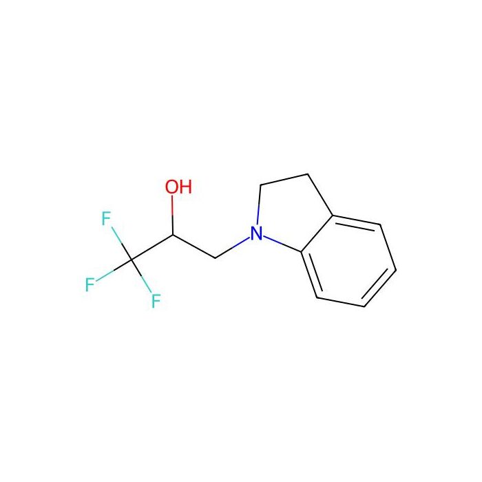 3-(2,3-dihydro-1H-indol-1-yl)-1,1,1-trifluoropropan-2-ol