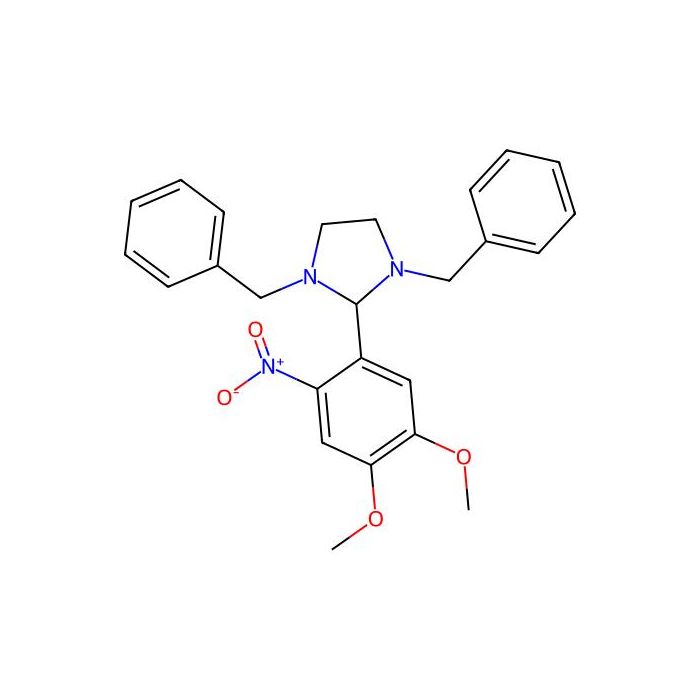 1,3-Dibenzyl-2-(4,5-dimethoxy-2-nitrophenyl)imidazolidine