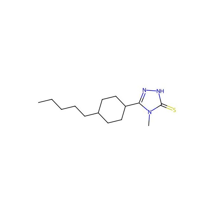 2,4-Dihydro-4-methyl-5-(4-pentylcyclohexyl)-3H-1,2,4-triazole-3-thione
