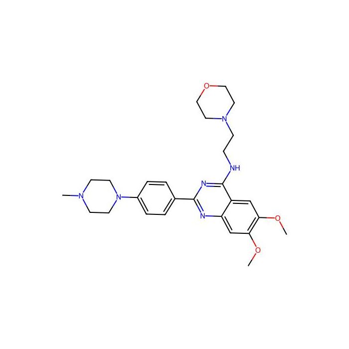 6,7-diMethoxy-2-(4-(4-Methylpiperazin-1-yl)phenyl)-N-(2-Morpholinoethyl)quinazolin-4-aMine