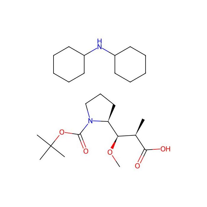 ((2R,3R)-3-((S)-1-(叔丁氧基羰基)吡咯烷-2-基)-3-甲氧基-2-甲基丙酸.二环己胺盐(1:1)