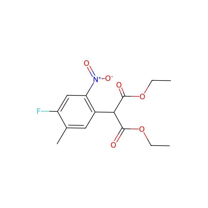 1,3-Diethyl 2-(4-fluoro-5-methyl-2-nitrophenyl)-propanedioate