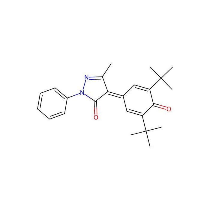 2,6-Di-tert-butyl-4-(3-Methyl-1-phenyl-5-oxo-4-pyrazolidine)-2,5-cyclohexadiene-1-one