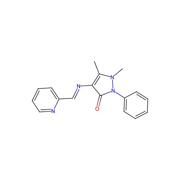 1,5-dimethyl-2-phenyl-4-[(2-pyridinylmethylene)amino]-1,2-dihydro-3H-pyrazol-3-one