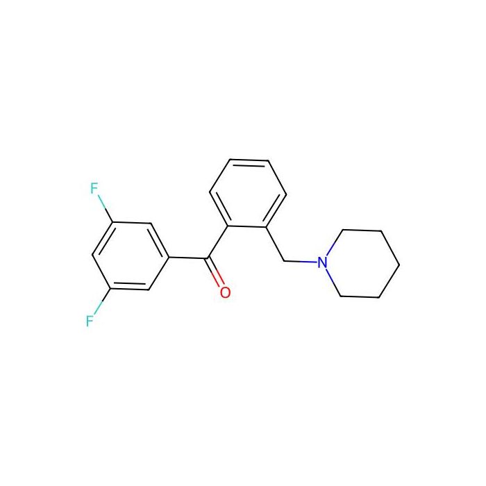 3',5'-Difluoro-2-piperidinomethyl benzophenone