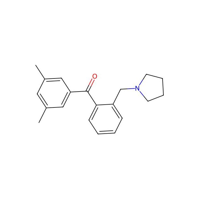 3',5'-Dimethyl-2-pyrrolidinomethyl benzophenone