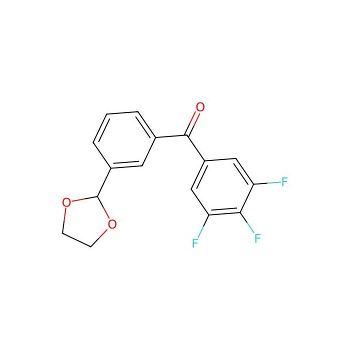 3-(1,3-Dioxolan-2-YL)-3',4',5'-trifluorobenzophenone