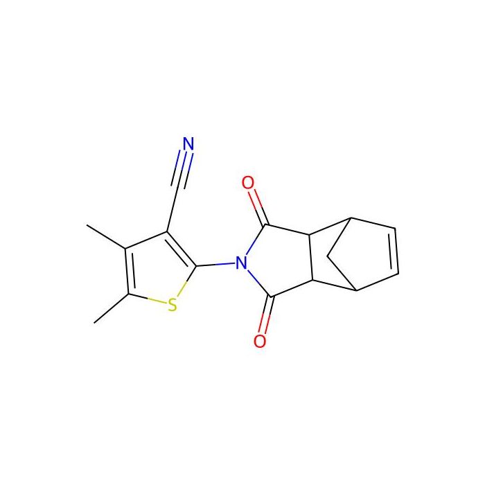 2-(1,3-dioxo-3a,4,7,7a-tetrahydro-1H-4,7-methanoisoindol-2(3H)-yl)-4,5-dimethylthiophene-3-carbonitrile