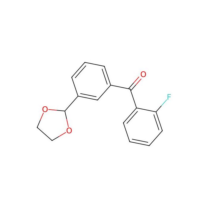 3'-(1,3-Dioxolan-2-YL)-2-fluorobenzophenone