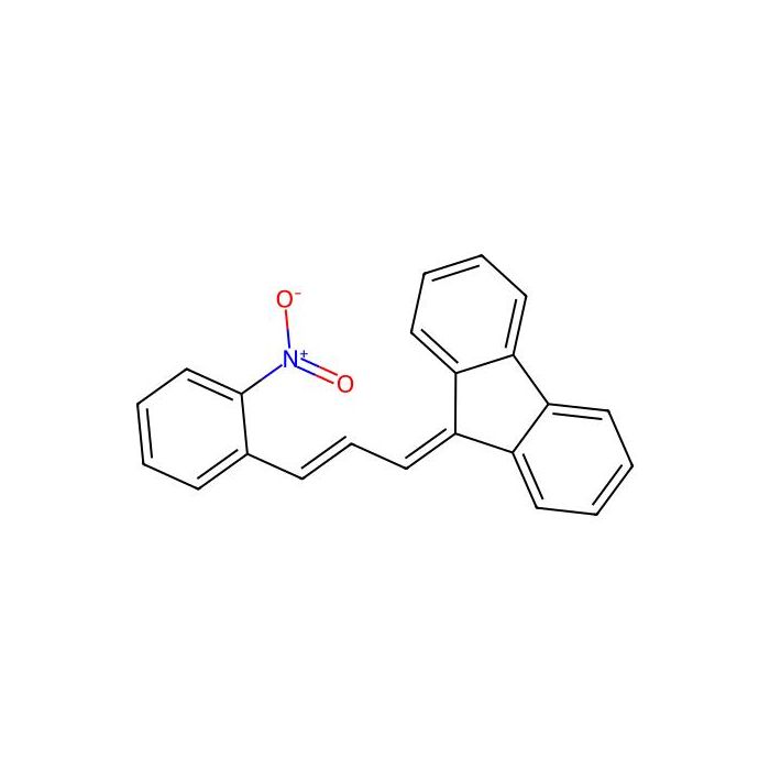 9-[(2E)-3-(2-Nitrophenyl)prop-2-EN-1-ylidene]-9H-fluorene